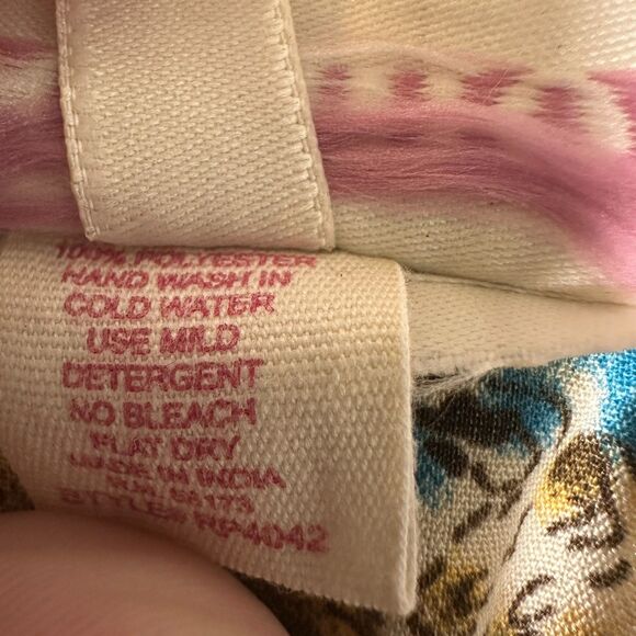 Boemo Tiered Prairie Cottage Boho Maxi Dress Size Medium Petite - Picture 3 of 8